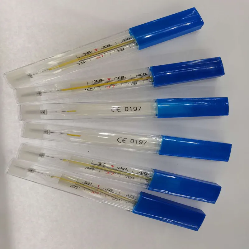 
Oral Long Bulb Clinical Mercury Glass Thermometer 