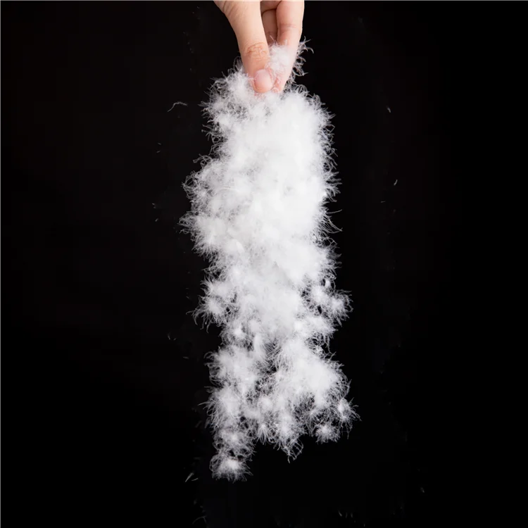 
95% Big Washed Muscovy Ordinary White Duck Feather Down Japanese Standard 