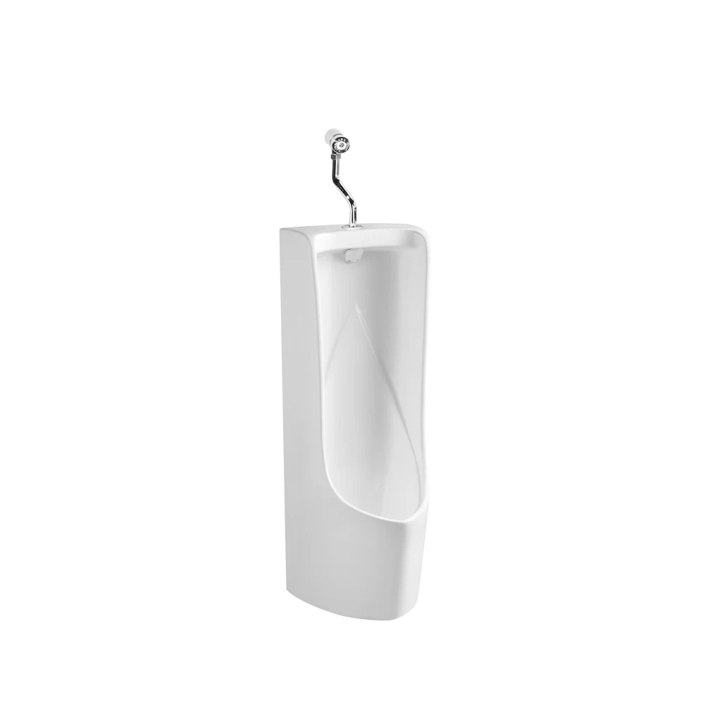 Automatic Touchless Ceramic WC Urinal with Infrared Sensor Modern Design Wall-Mounted Urinal for Hotels