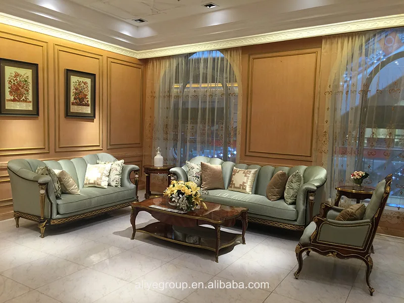 Роскошный домашний высококачественный итальянский дизайн классический стиль Роскошный Одноместный шезлонг для отдыха красный бархатный диван и кофейный столик