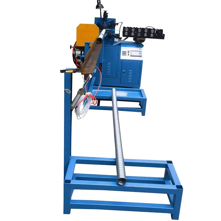 2024 new construction material corrugated round steel metal pipe machine on sale