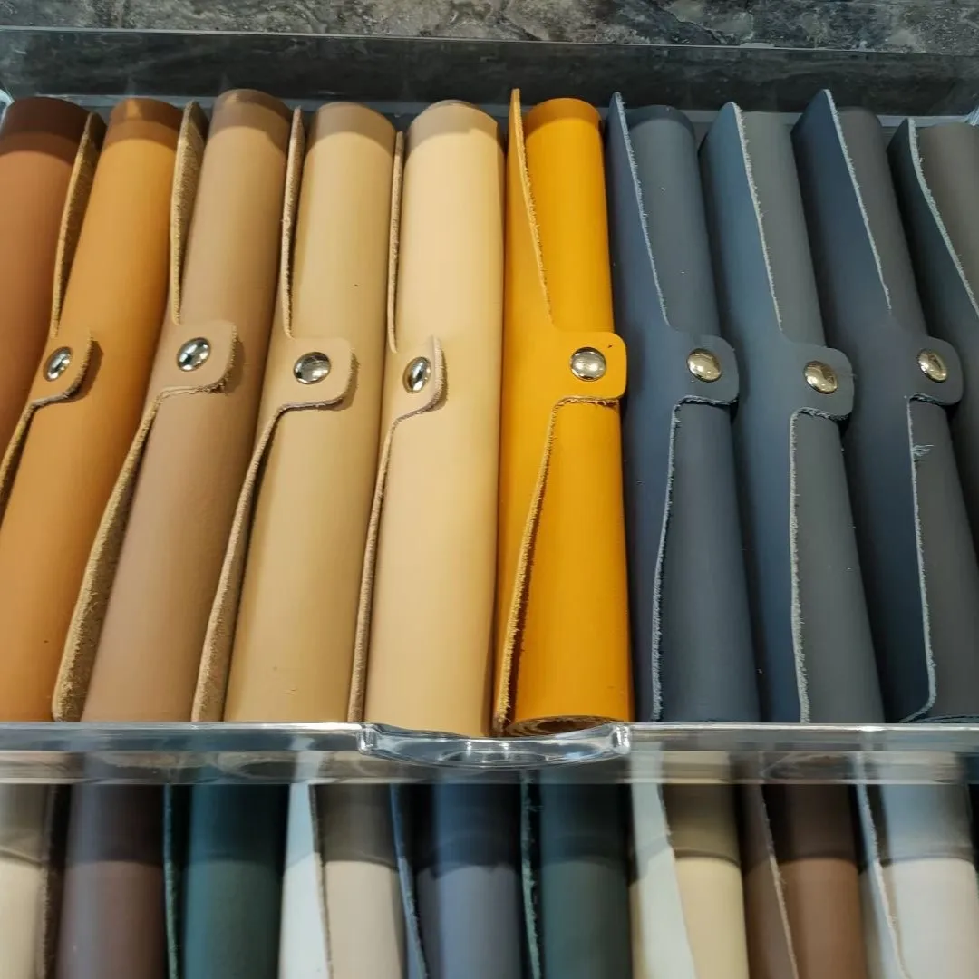 Color option multiple purpose leather fabric wholesale real genuine cow leather cowhide for sofa