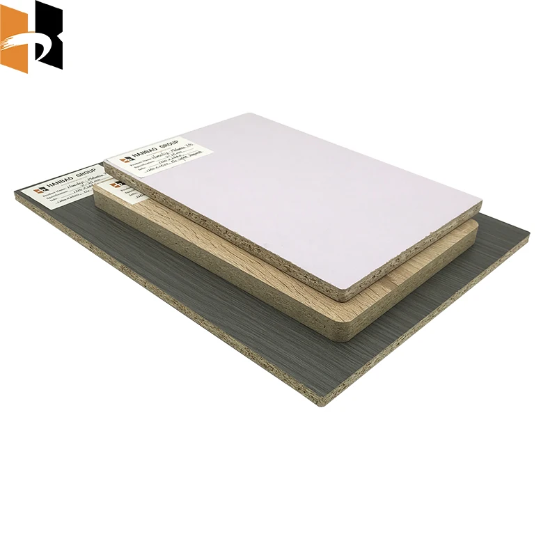 18mm Melamine Paper Coated Laminated Plywood MDF Particle Board Sheets