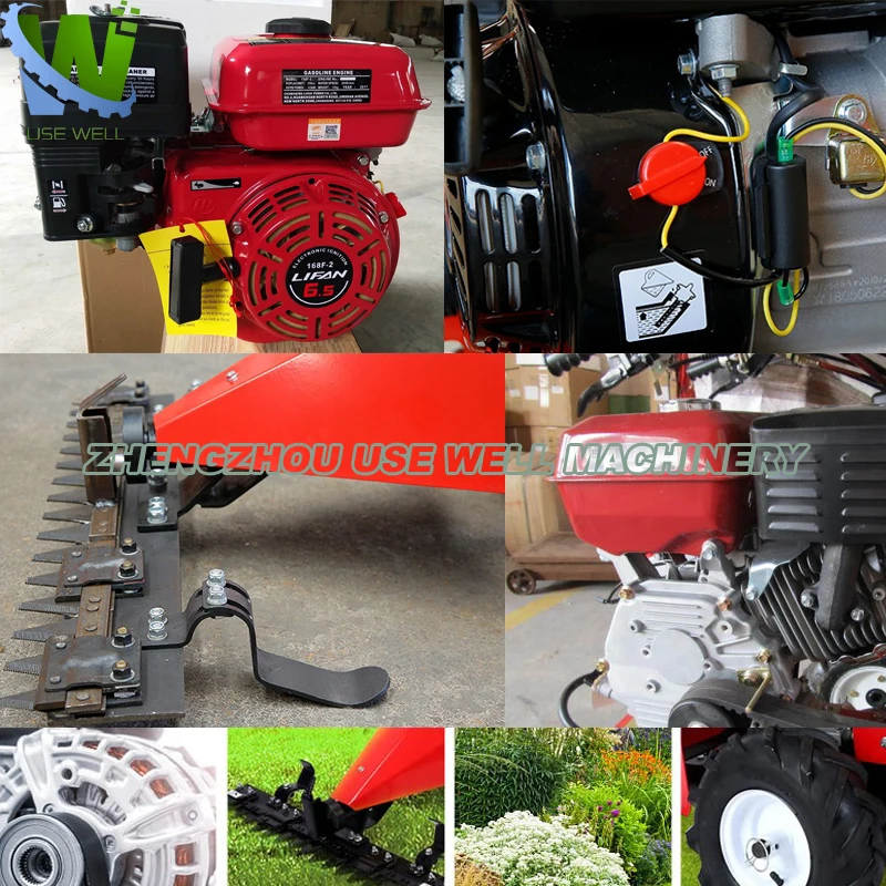 China Large self-propelled hand push lawnmowers manual grass cutter machine electric petro diesel four-stroke lawn mower price