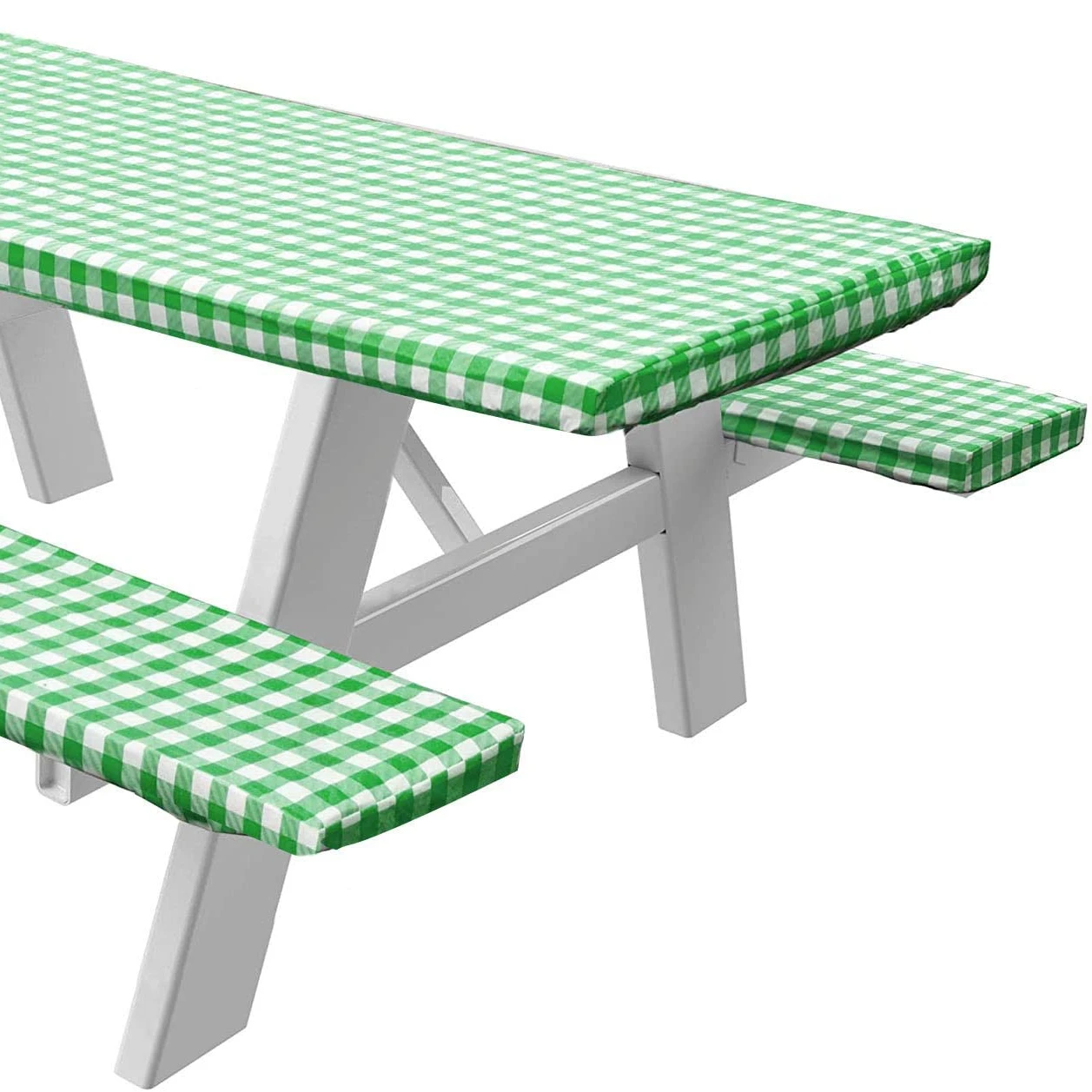 
Excellent quality picnic fitted elastic vinyl waterproof outdoor home household eco-friendly vinyl table cloth 