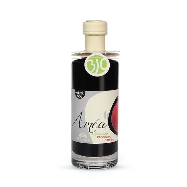 Органический яблочный уксус, полученный из концентрированного яблочного сока, выдержанного в баррике, с сильным сладко-кислым ароматом Amea Xx