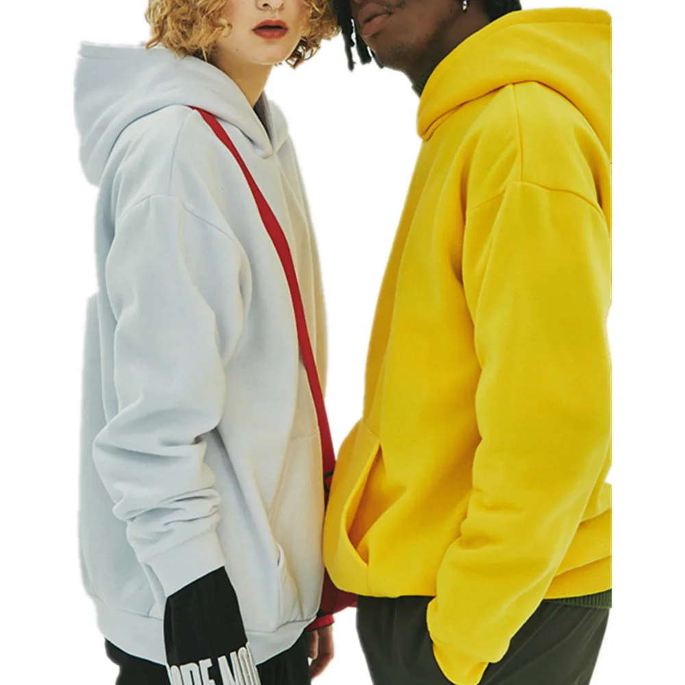 Пользовательская мужсая балахон Печать Свободные флисовые Уличная пуловер мужские толстовки и свитеры