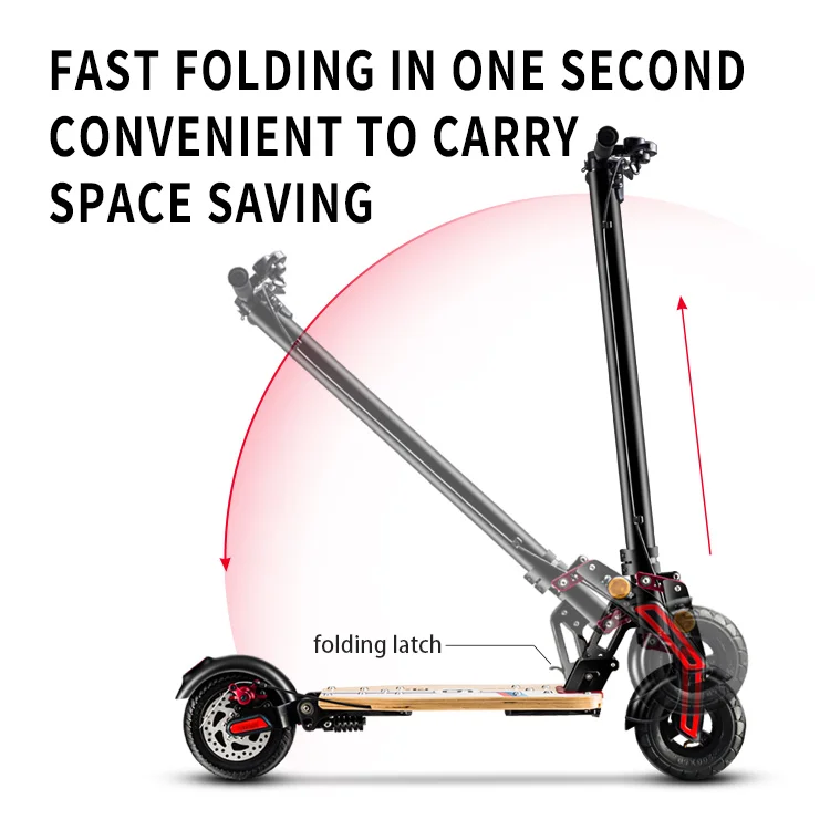 ZUKBOARD CITY electric scooter with patented hybrid suspension and modular design that meets our requirement