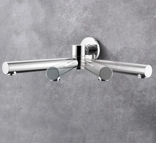 Modern Design Adjustable Bathroom Shower Taps Brass Concealed Bathtub Mixer Bath Tubs Faucet With Rotate Function