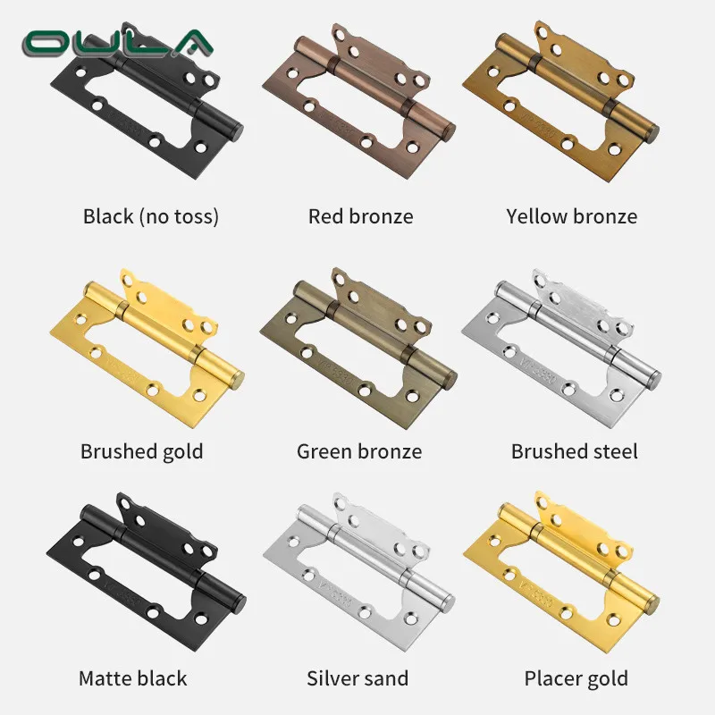 5 inch 2.6mm custom heavy duty iron ball bearing door hinge cabinet hinge good price door hinges