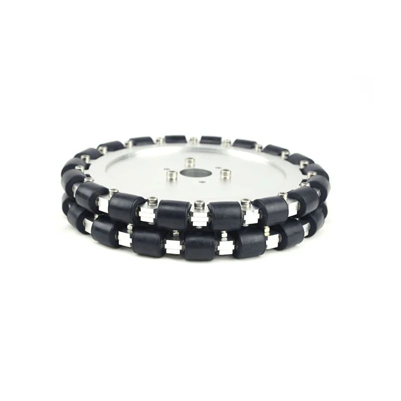127mm High load aluminum alloy omnidirectional wheel with keyway