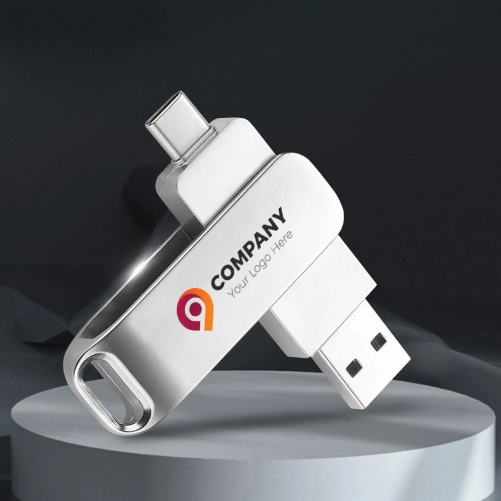 Customized 128g 256g 512g 1tb 2tb USB 2.0 3.0 otg usb flash drive type c for computer and mobile phone business gift