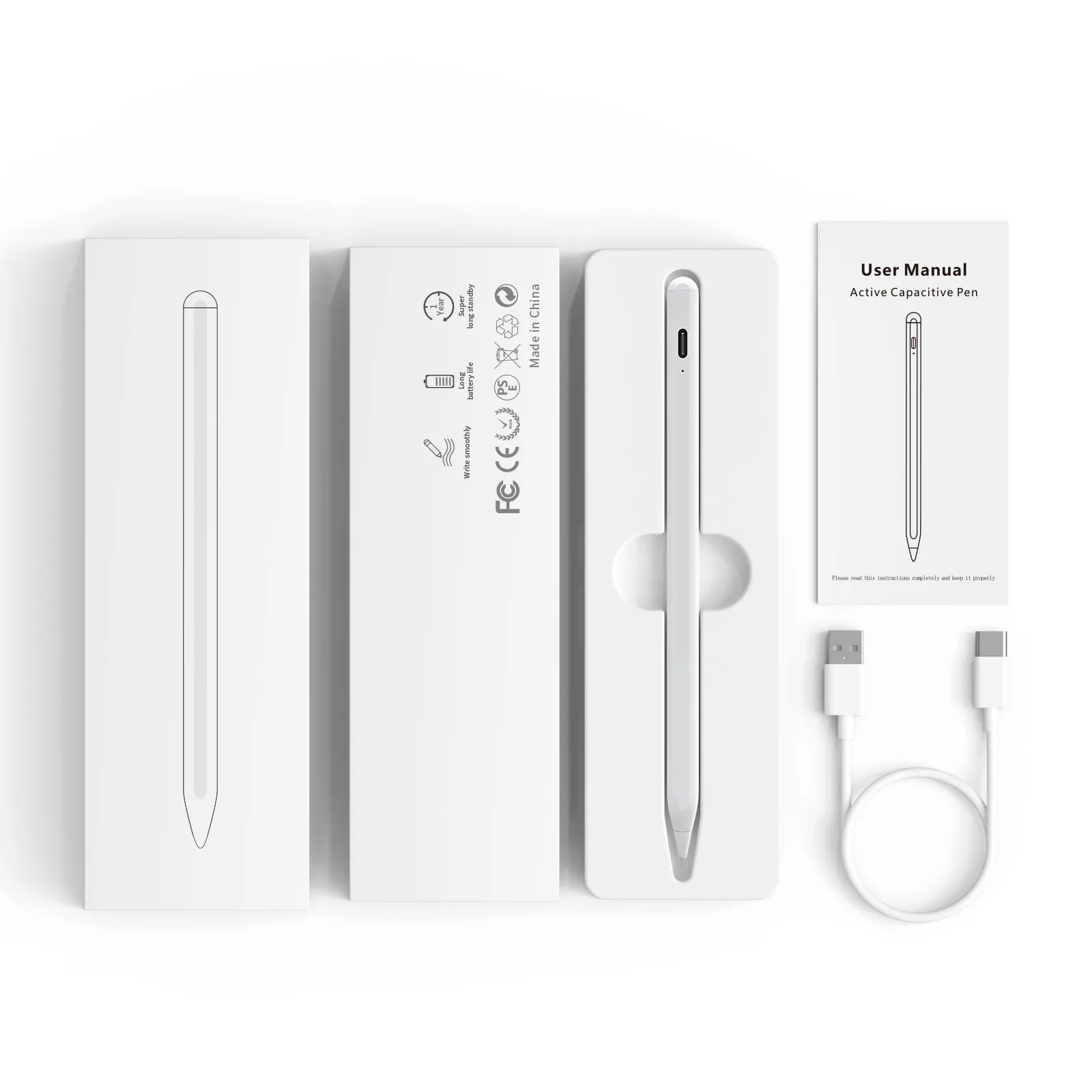 Universal stylus active stylus for phone ipad stylus Apple Android Samsung ios Copper nib Touch switch