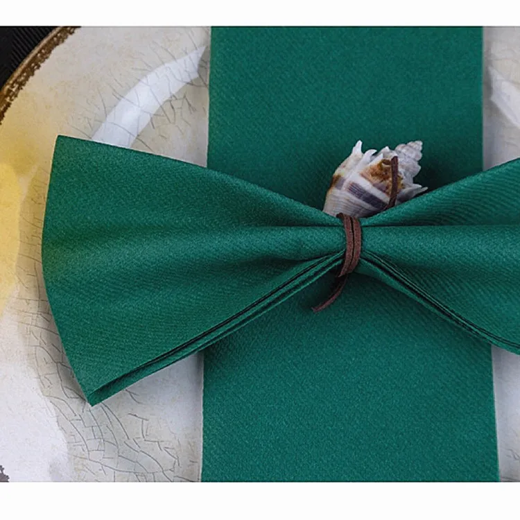 
1/4 folded airlaid napkin table decorative napkin 