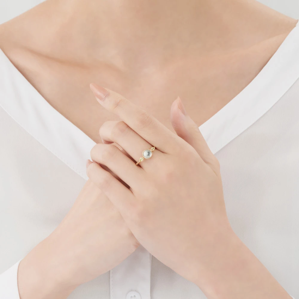 925 Sterling Silver 14K Gold Plated Gemstone Round Stone Peridot Green Amethyst Ring