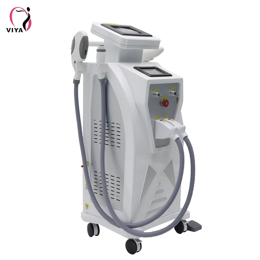 Hair removal  OPT Laser RF ND YAG 4 in 1 Machine Muti-functional Beauty Hair Removal+ Laser Tattoo Removal VY-9001