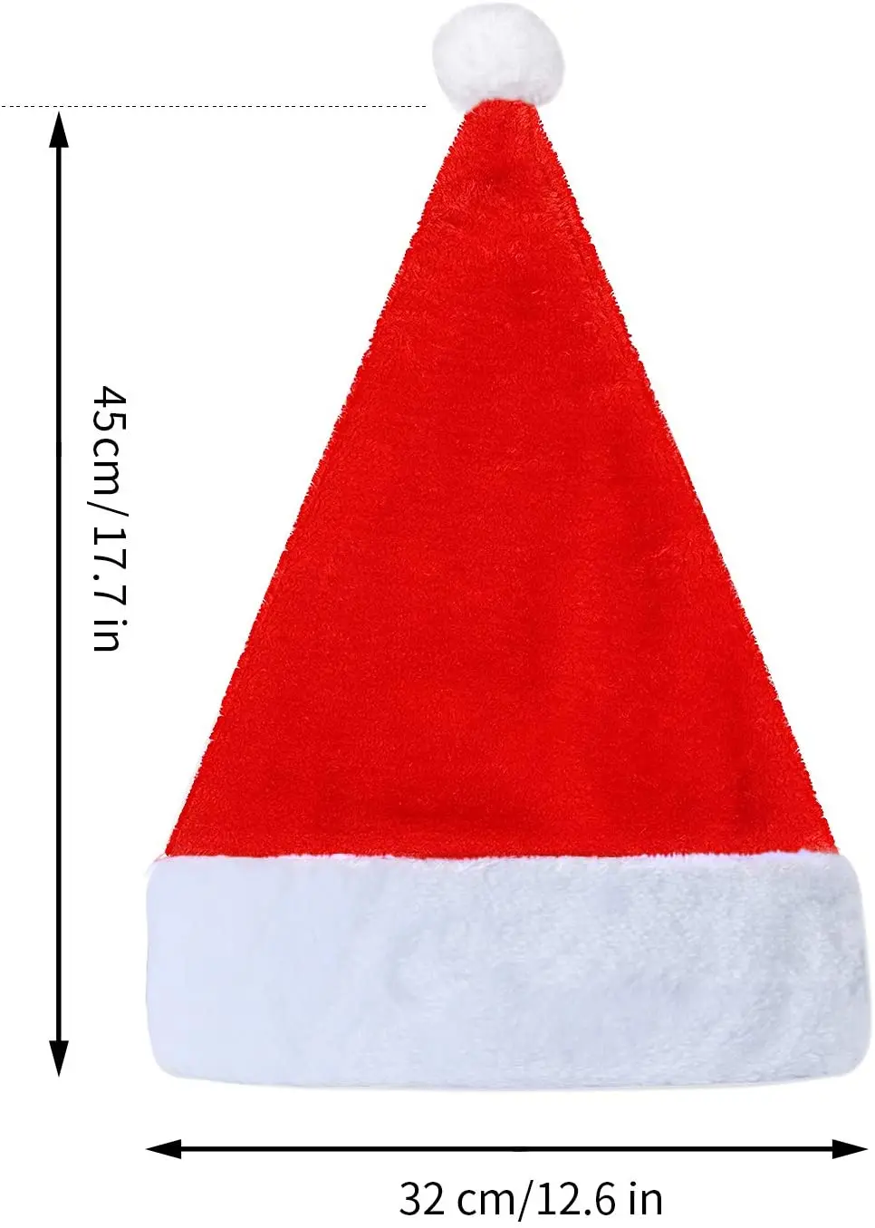 2020 high quality wholesale holiday decoration Christmas hat for Santa