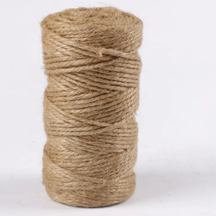 Durable natural fiber 6mm jute twisted  rope