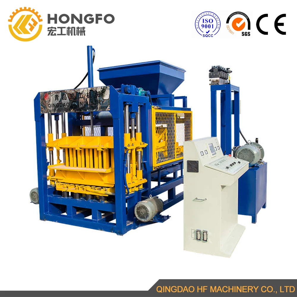 hot sale QT4-16 building making form press machine manufacturer machin de fabrication de brique