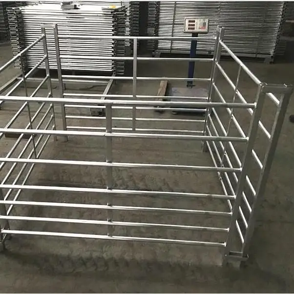 highly protective zinc-iron SHEEP HURDLE with interlocking loops to join together FULLY WELDED cattle panel