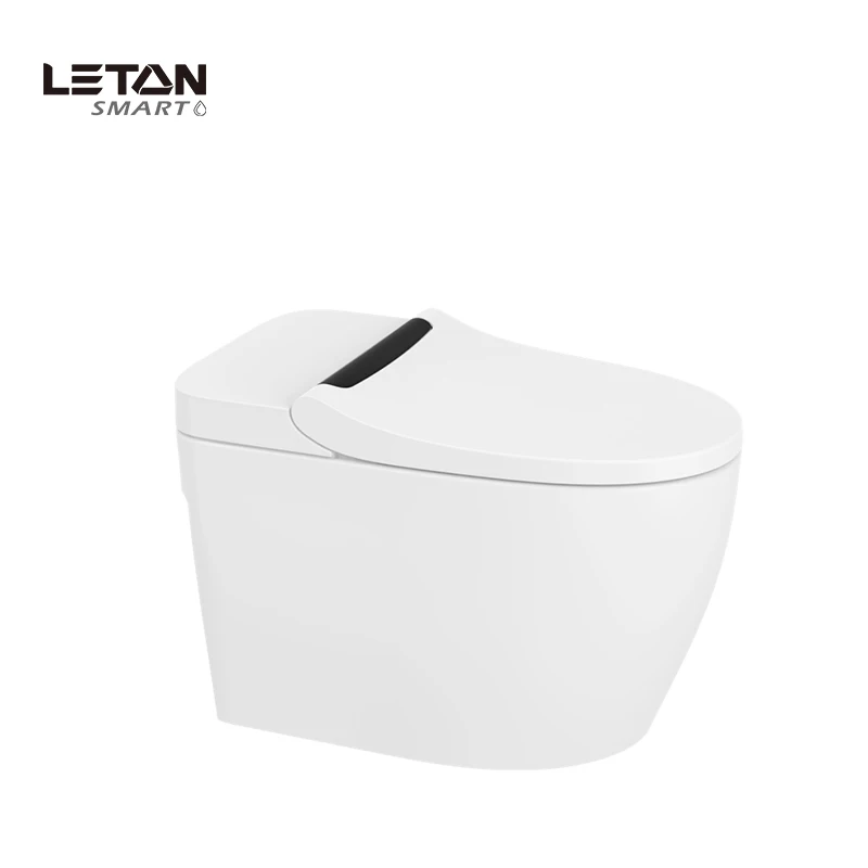 Automatic intelligent shower toilet with bidet Auto Flush Clean function  wc smart seat toilet