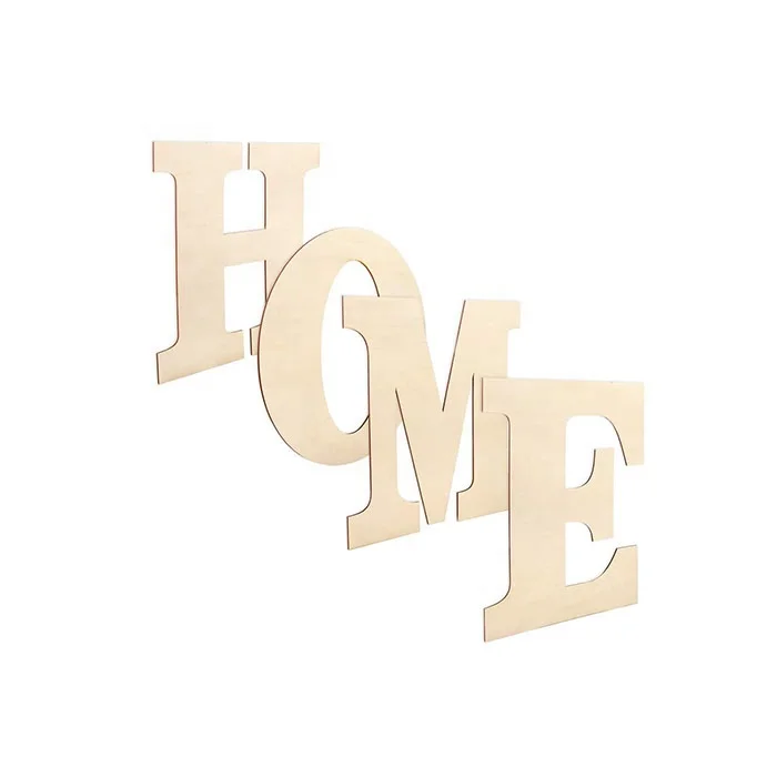 Decorative Wooden Word Signs FAMILY Home Letter Sign Wall Decor Wall Home Wedding Party Decoration