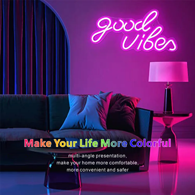 Led Letter Logo Light Happy Birthday Neon Light Custom Wedding Dropshipping Neon Sign For Bedroom Party Home Decoration