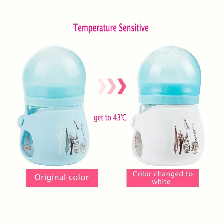 
silicone baby bottle manufacturer Bpa free easy to clean silicone baby feeding bottle 
