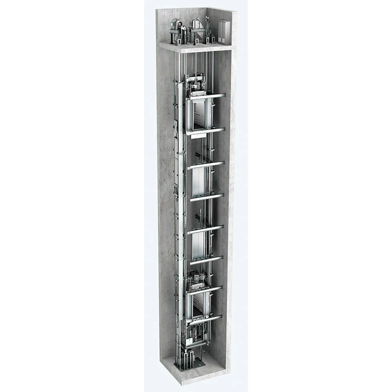 Cheap hydraulic passenger elevator with machine room gearless or gear motor