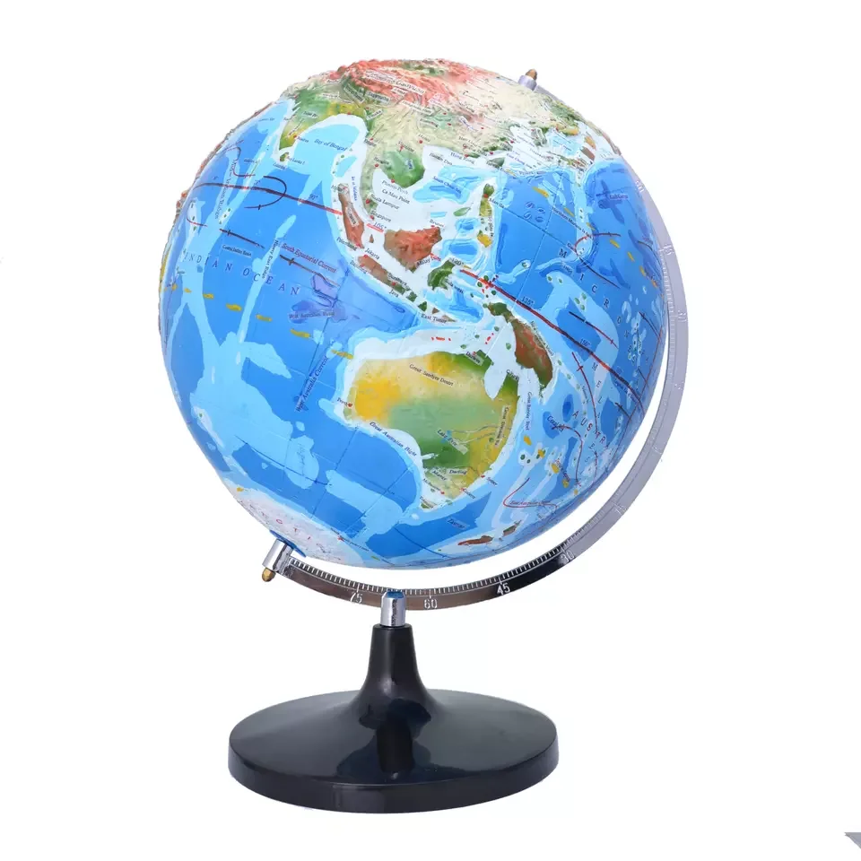 Educational Equipment Geography Three-dimensional topographic globe Observe and teach clearly