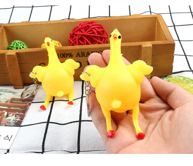 Surprise Squishy Toy Anti Stress Squeeze Toys Chicken&Eggs Laying Hens Funny Gadgets Novelty Autism Mood Relief Wholesale
