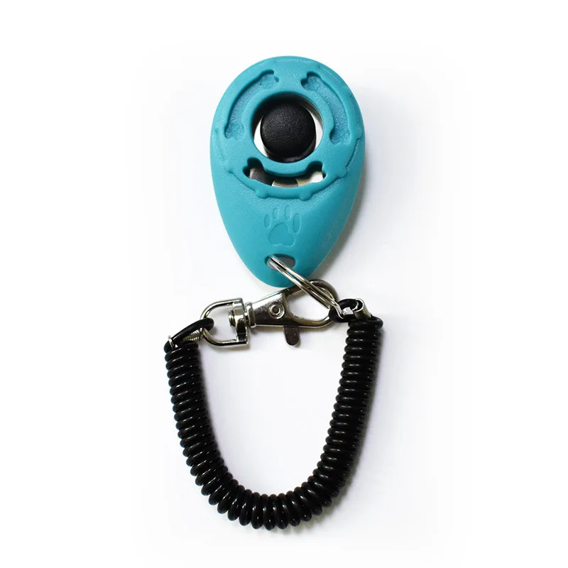 Oval clicker pet trainer dog training device