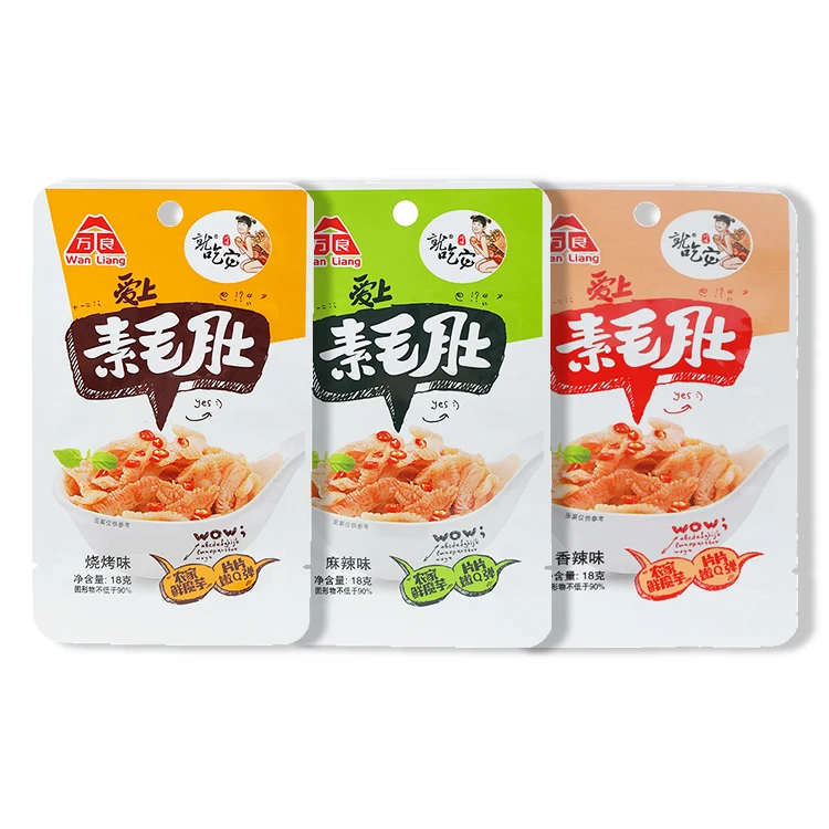 Знаменитые китайские закуски Wanliang, продукты Konjac, пряные здоровые закуски