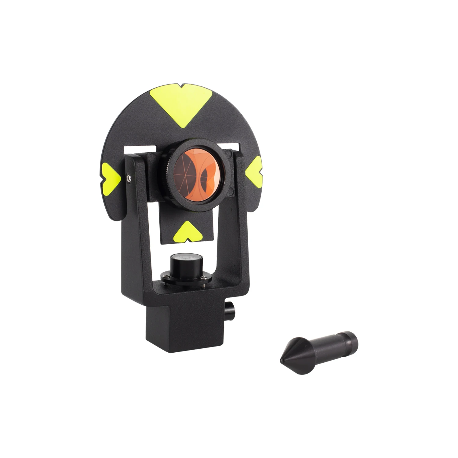 GMP101 Aluminum Target Plate Leica Style Mini Prism For Surveying