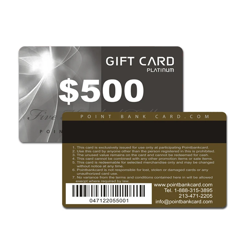 Directly manufacturer customized printing plastic PVC membership cards with serial number printing