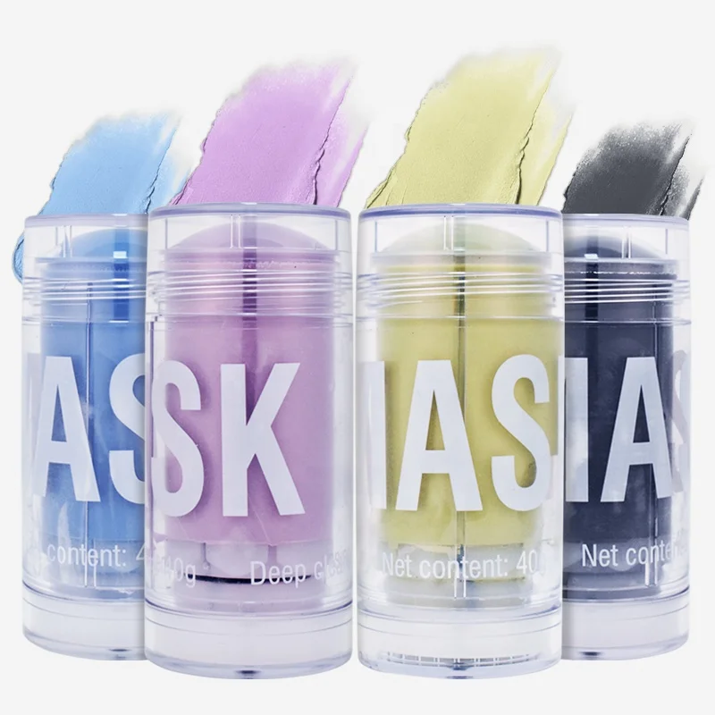 4 Pack Green Tea Mask Stick Face Stick Clay Mask Combo