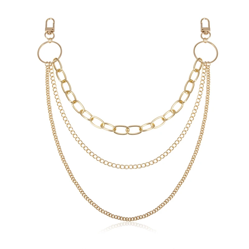 Fashion U Shaped body chain female waist chain wholesale simple Geometric body chain for wholesales