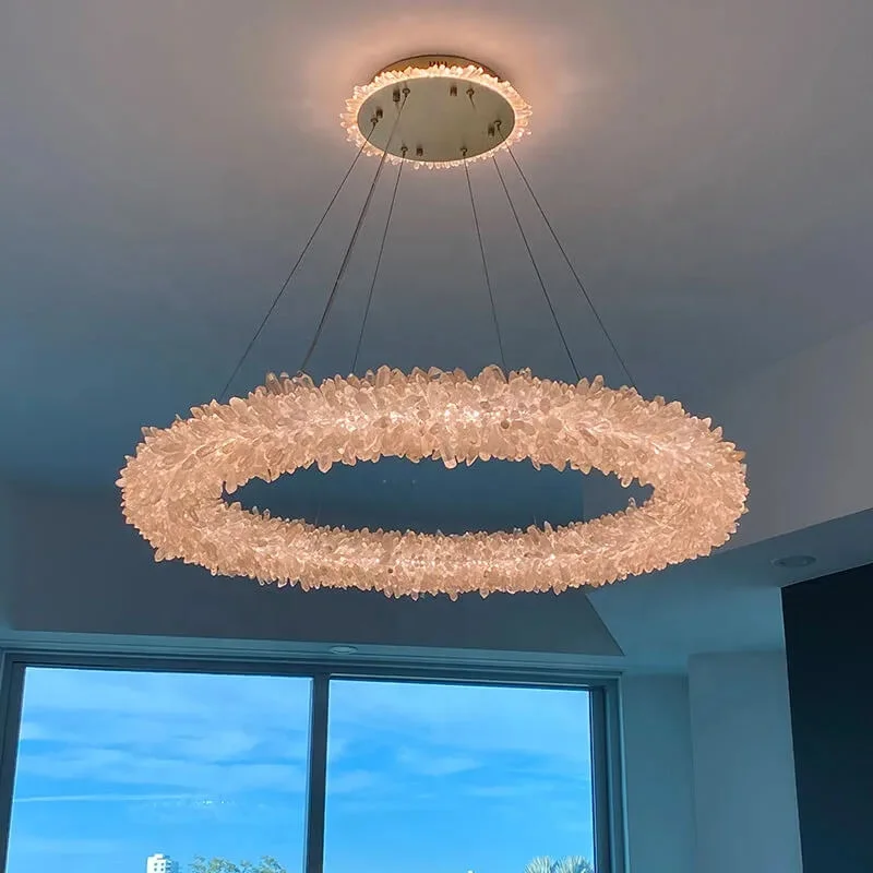 delicate led crystal chandaliers lights home decoration