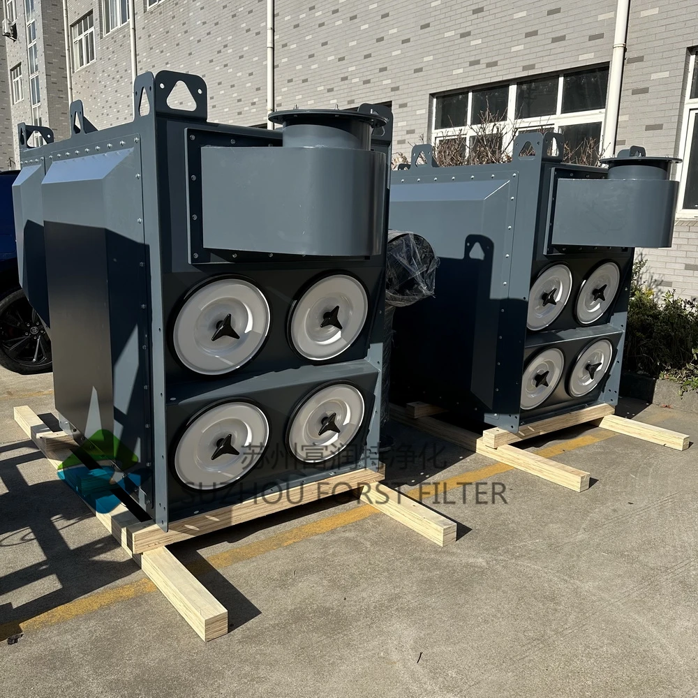 Pulse Jet Clean Industrial Ultrafine Powder Granule Dust Extractor Air Powder Collector Dust Collector