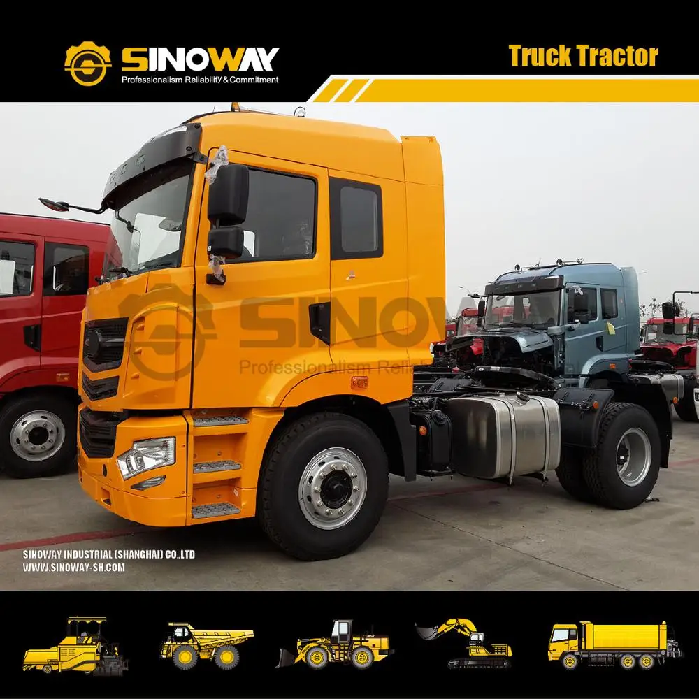 China 4x2 Tractor Trucks  375HP prime mover tractor truck with good price