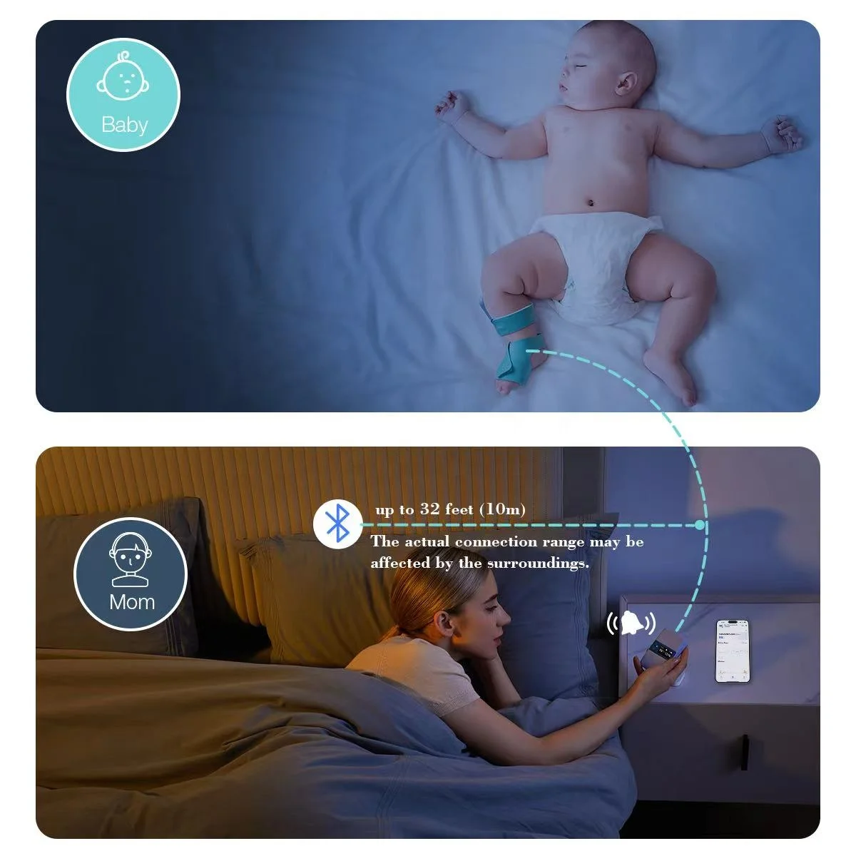 Viatom BabyO2 Heart Rate Monitor Spo2 Probe Pulse Oximeters for Babies