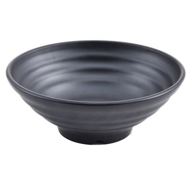 Hot sales noodle bowl plastic serving dinnerware 8 Inch Japanese melamine ramen bowl set