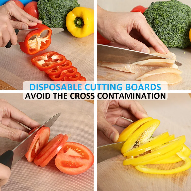 Hot Selling Disposable Cutting Board Mat BBQ Meet Chopping Board Easy-cutting Flexible Cutting Board Mats