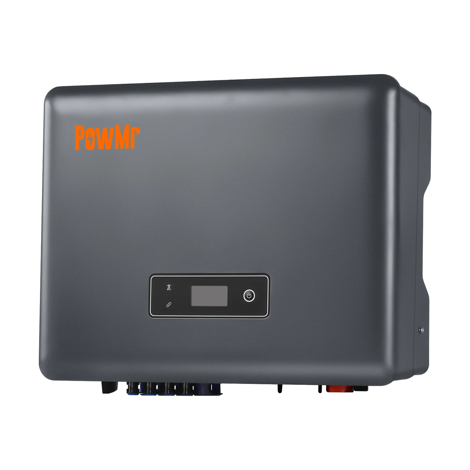PowMr 3 Phase 4/5/6/8/10/12KW 750V HV Off Grid Grid Connected IP65 Certificate Energy Storage Hybrid Solar Inverter