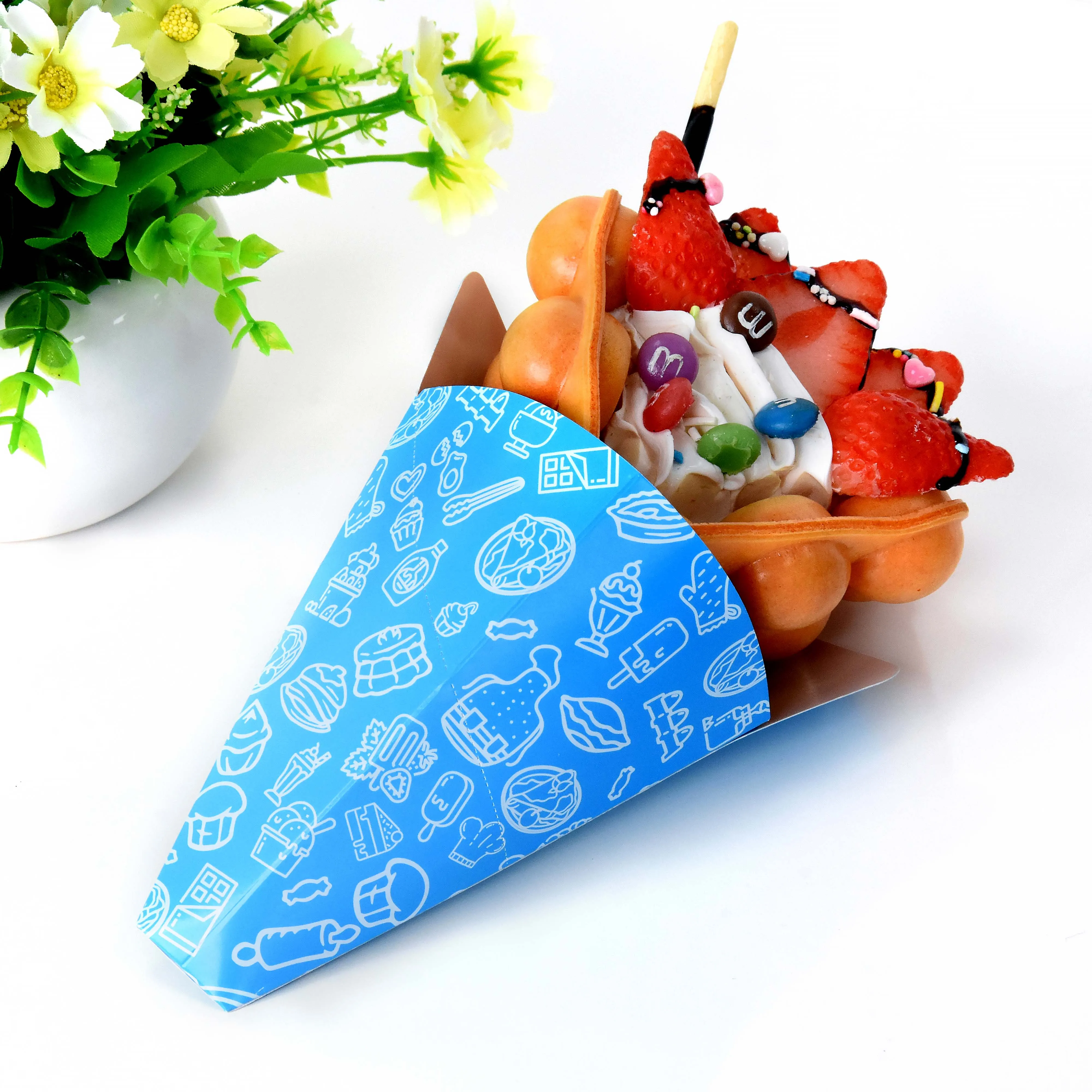 Китайское производство, оптовая продажа, упаковка для пищевых продуктов, бумажные коробки, вафельная палочка под заказ