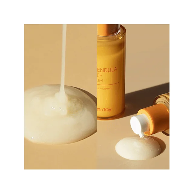 Farmstay Calendula Relief Vegan Serum OEM ODM Whitening Serum Skin Care Product Soothing natural anti-aging serum