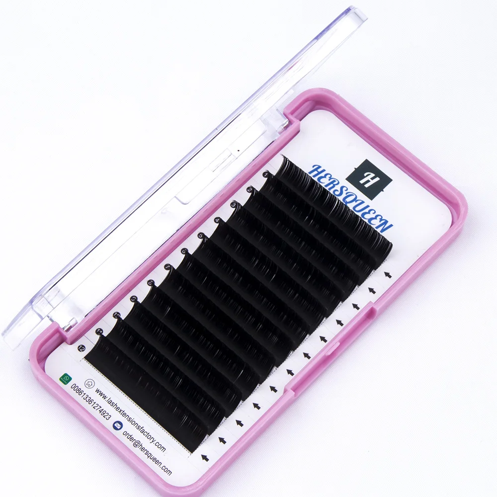 0.20 Best Price Flat Individual False Eyelashes Private Label Faux Mink Soft Classic Lashes Custom Korean High Quality Lash OEM