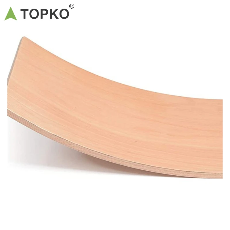 TOPKO Children balance training Kids Toy curvy wooden wobble balance board