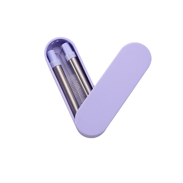 Новое поступление питьевая Металлическая телескопическая солома из нержавеющей стали многоразового