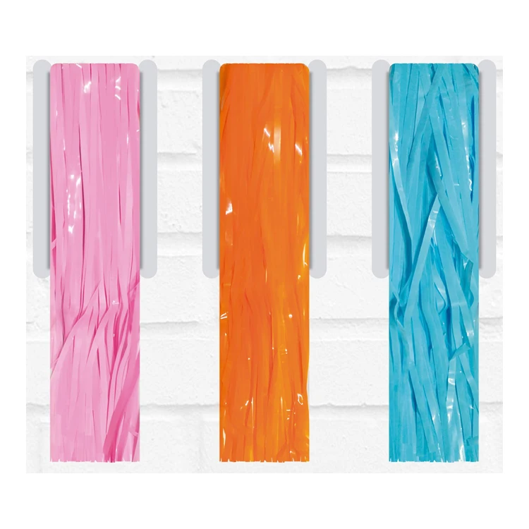 1m*2m Metallic Tinsel Foil Fringe Curtains Shimmer Curtain cortinas metalicas for Party Photo Backdrop cortinas metalicas